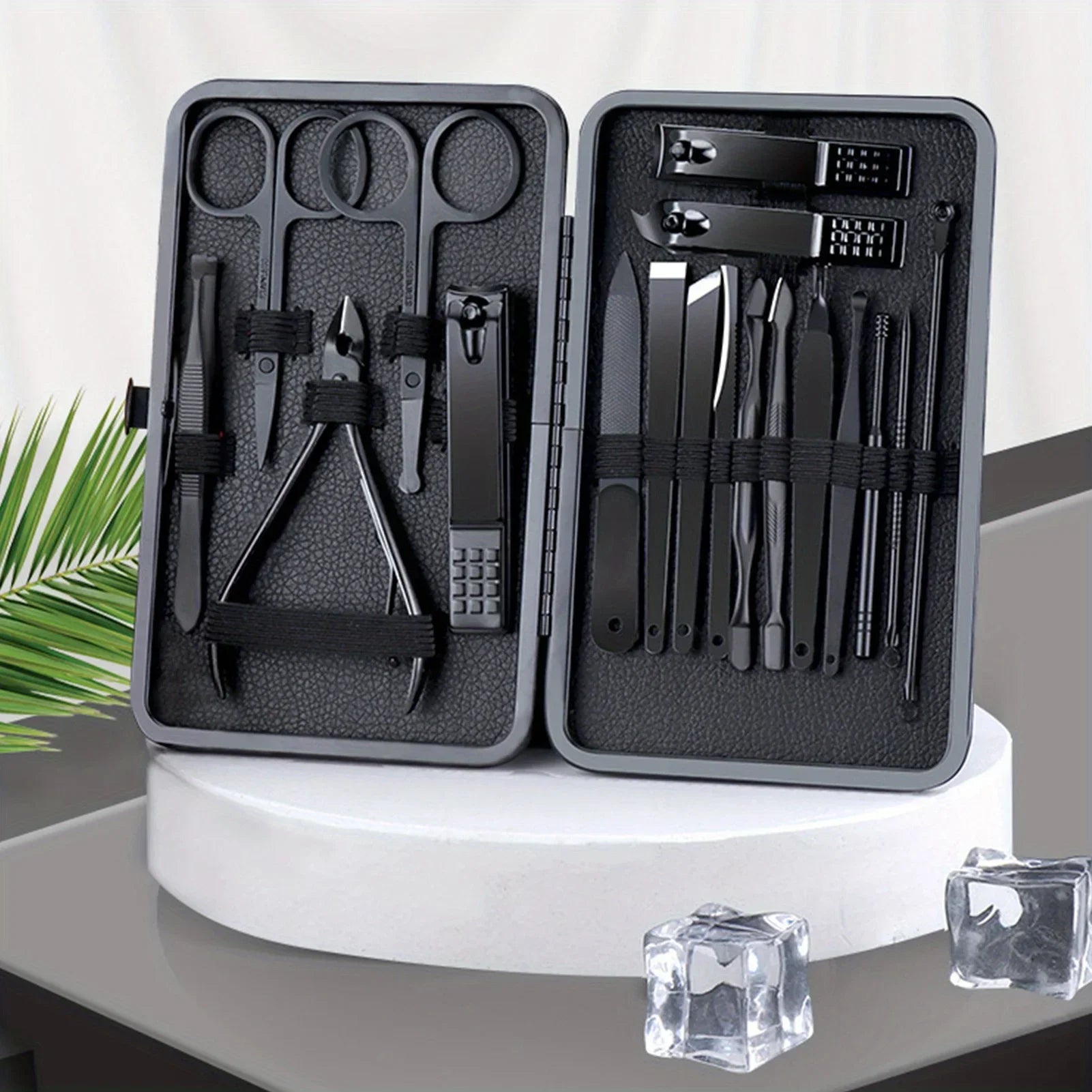 18PCS Manicure Set with Case Professional Pedicure Set Nail Clipper Stainless Steel Salon Grooming Kit Tool for Men Women Parent - Paola Center