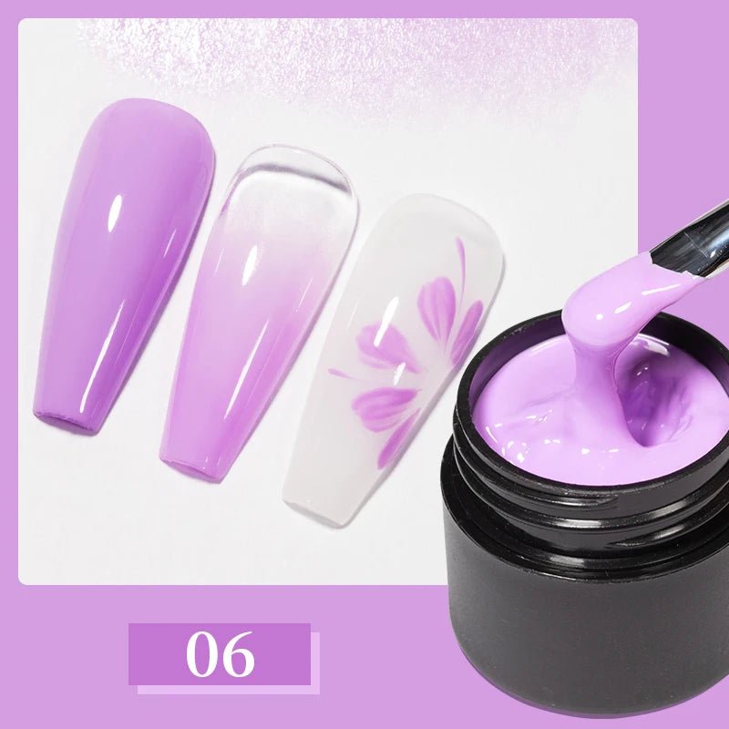 BOZLIN Chameleon Flake Gel Nail Polish Spring Color Sparkling Sequins Soak Off UV Glitter Gel Varnish Nail Art Decoration 5ML - Paola Center