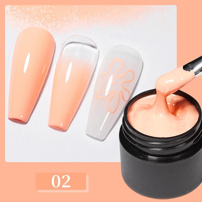 BOZLIN Chameleon Flake Gel Nail Polish Spring Color Sparkling Sequins Soak Off UV Glitter Gel Varnish Nail Art Decoration 5ML - Paola Center