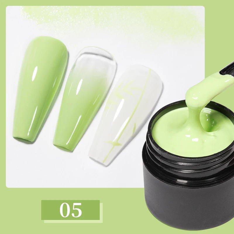 BOZLIN Chameleon Flake Gel Nail Polish Spring Color Sparkling Sequins Soak Off UV Glitter Gel Varnish Nail Art Decoration 5ML - Paola Center