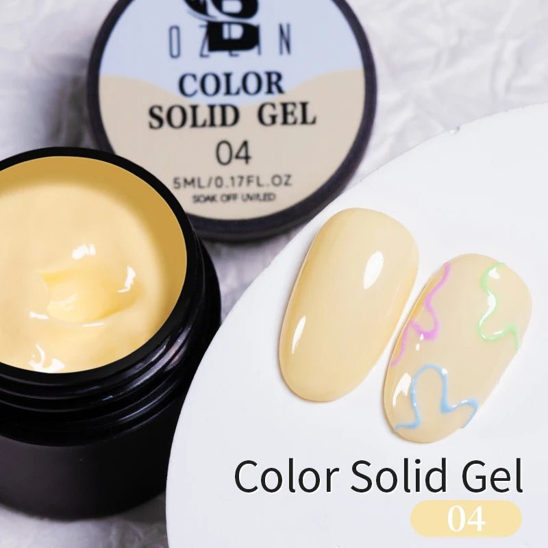 BOZLIN Chameleon Flake Gel Nail Polish Spring Color Sparkling Sequins Soak Off UV Glitter Gel Varnish Nail Art Decoration 5ML - Paola Center