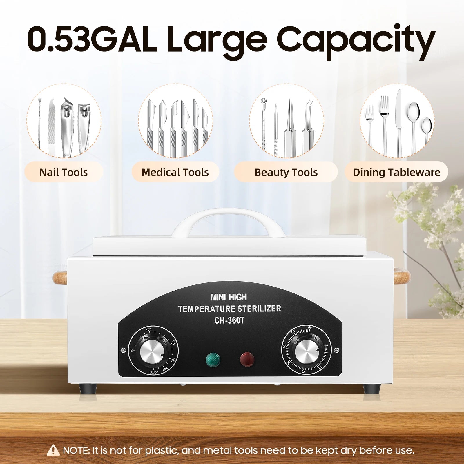 Electric Sterilizer Box Cabinet Nail Disinfection Box Case Nail Tool Intelligent Dual Control Spa Salon Machine - Paola Center