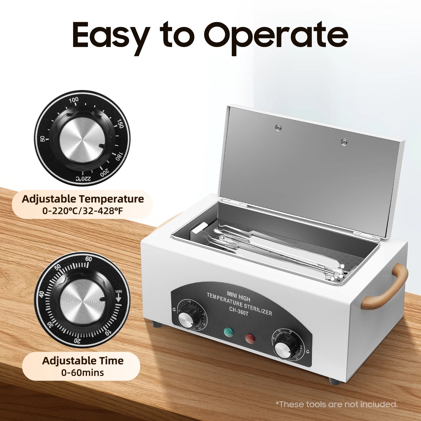 Electric Sterilizer Box Cabinet Nail Disinfection Box Case Nail Tool Intelligent Dual Control Spa Salon Machine - Paola Center