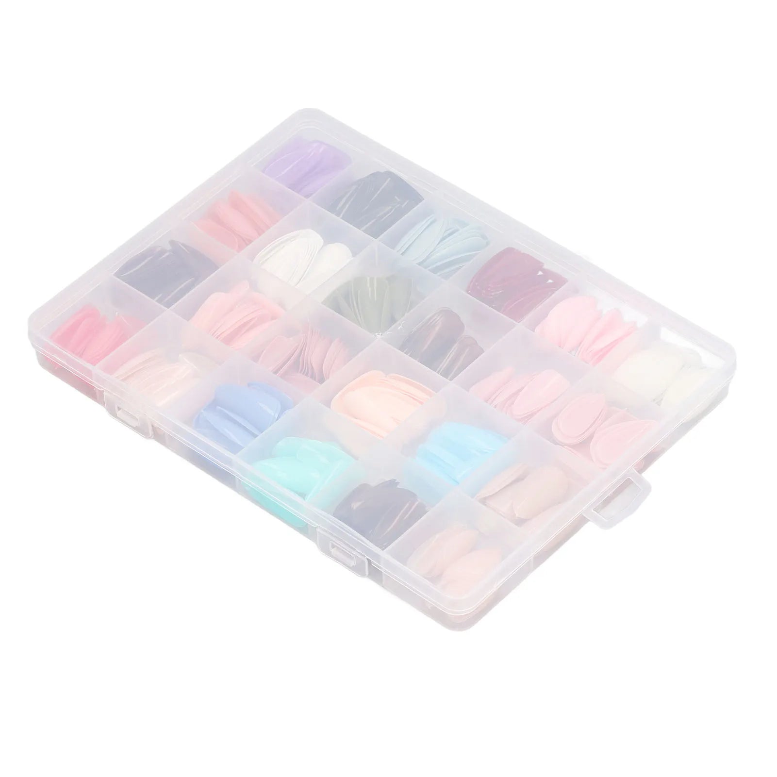 False Nail Tips Set Full Cover Pure Color Fashionable Press On Fake Nails Art Tips 576pcs Press On Nails - Paola Center