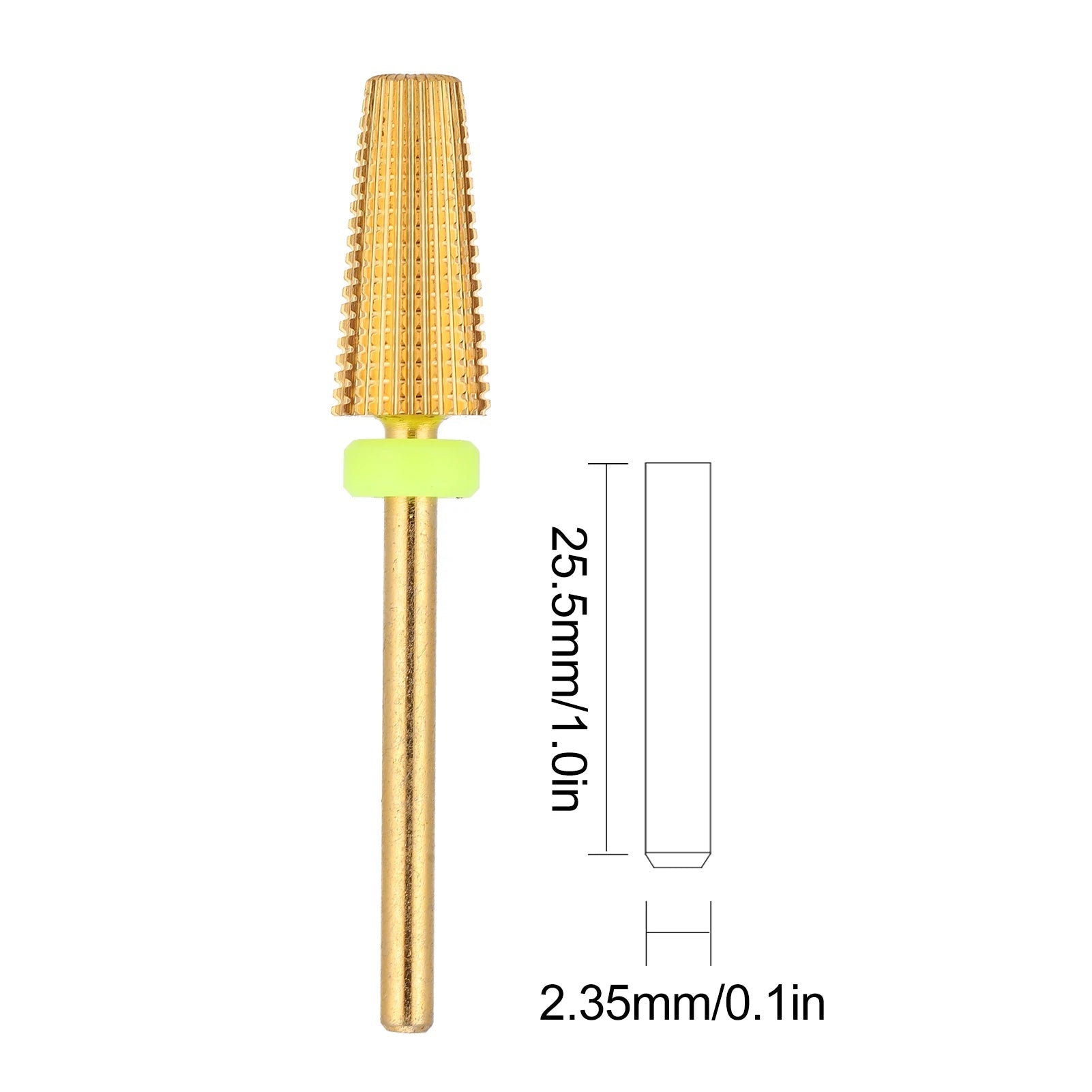 Nail Drill Bits 5 in 1 Nail Polishing Grinding Sanding Heads Nail Polisher Accessory Nail Polisher Accessory Nail Polishing Head - Paola Center