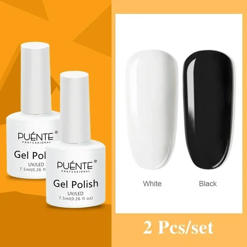 PUENTE 6Pcs Aurora Shell Thread Cat Magnetic Gel Polish Set With Magnet Glitter Pearl Cat Eye Gel Soak Off Nail Art Varnish Kit - Paola Center