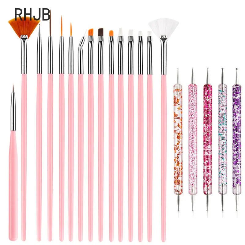 RHJB New Nails Things Brushes for Manicure Set Nails Art Accessories Tools Kits Nail Supplies for Professionals Manicure Set - Paola Center