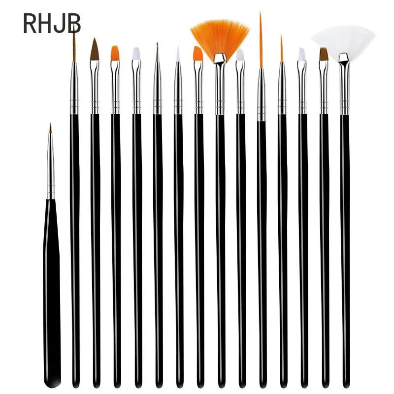 RHJB New Nails Things Brushes for Manicure Set Nails Art Accessories Tools Kits Nail Supplies for Professionals Manicure Set - Paola Center