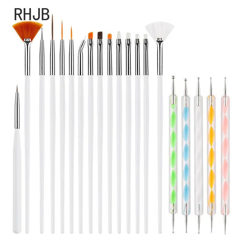 RHJB New Nails Things Brushes for Manicure Set Nails Art Accessories Tools Kits Nail Supplies for Professionals Manicure Set - Paola Center