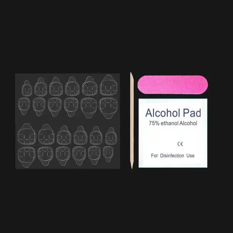 Summer Beach Toe False Nail Press on Nails 24 Pcs Fake Nails Set Shell Design Decorated Toe Nails Acrylic Stick on Toe Nail - Paola Center