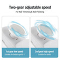 2 In 1 Electric Nail Clippers Manicure Anti - Splash Nail Trimmer For Baby Finger Toe Scissors Pedicure Thick Nails Cutter Tools - Paola Center