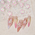5D Sticker Lily Flower Nail Decals Jelly Nail Art Decorations Acrylic Adhesive Gel Sliders Summer Stickers Manicure Accessories - Paola Center