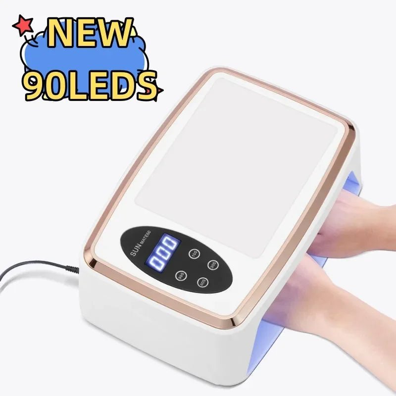 90 LEDS Nail Dryer LED Nail Lamp UV Lamp for Curing All Gel Nail Polish Motion Sensing Manicure Pedicure Salon Tool Big Space - Paola Center