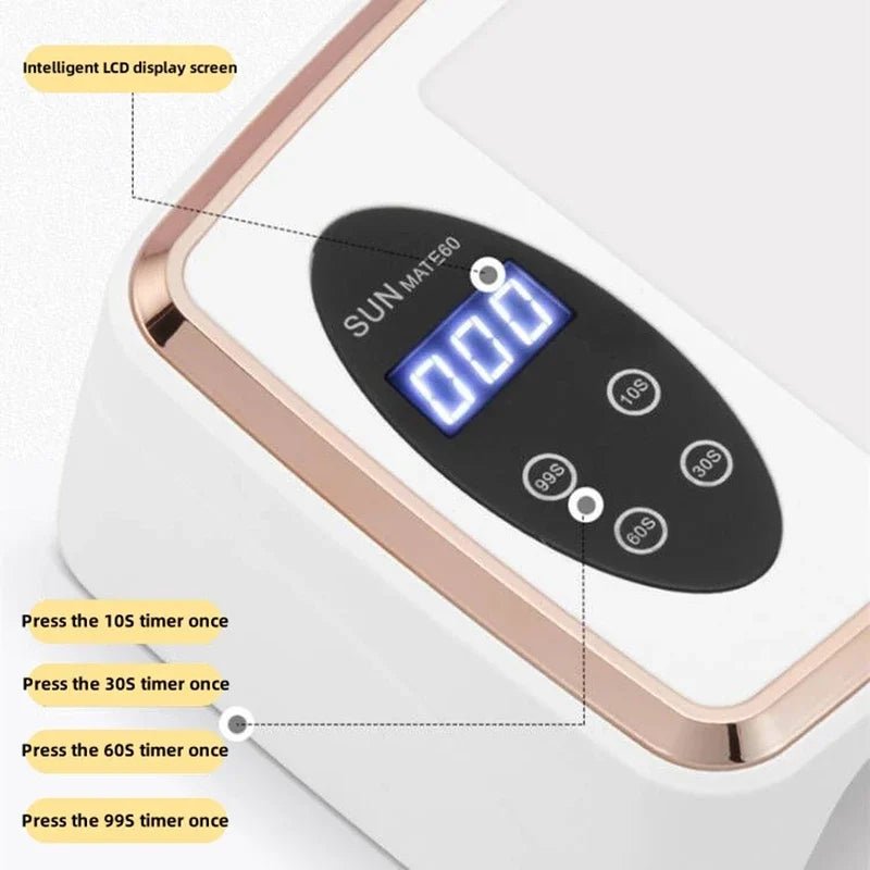 90 LEDS Nail Dryer LED Nail Lamp UV Lamp for Curing All Gel Nail Polish Motion Sensing Manicure Pedicure Salon Tool Big Space - Paola Center