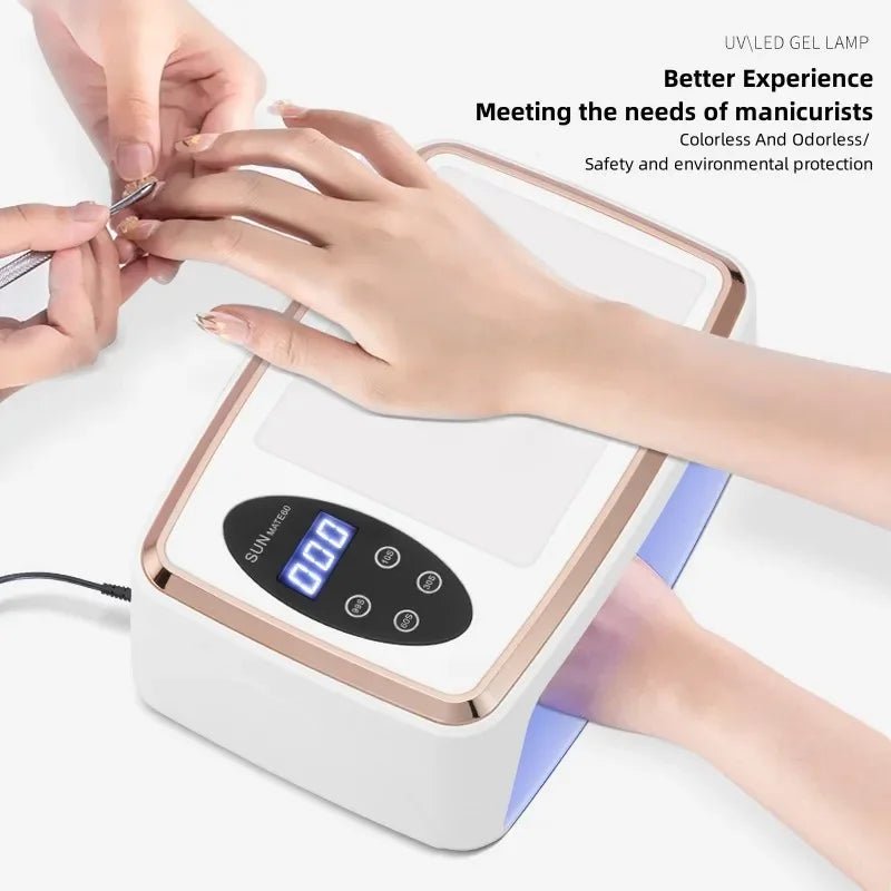90 LEDS Nail Dryer LED Nail Lamp UV Lamp for Curing All Gel Nail Polish Motion Sensing Manicure Pedicure Salon Tool Big Space - Paola Center