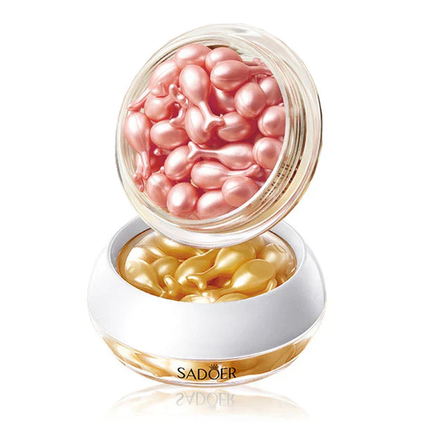 liquid face serum capsule, specifically designed