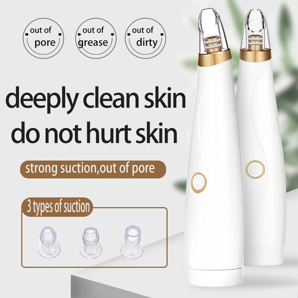 Electric Vacuum Suction Blackhead Remover Facial Pore Cleaner Comedone Spot Acne Pimple Blackhead Extractor Skin Care Device