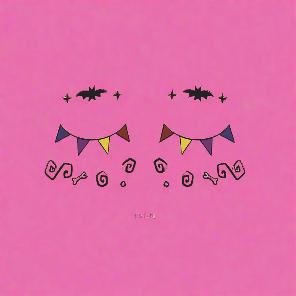 Halloween Face Eye Makeup Stickers Eye Liner Eyeshadow Temporary Stickers For Women Girls Halloween Cosplay Accessories.
