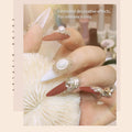 Acrylic Nail Tips 500Pcs Full Cover False Long French Finger Nail Manicure Tools - Paola Center