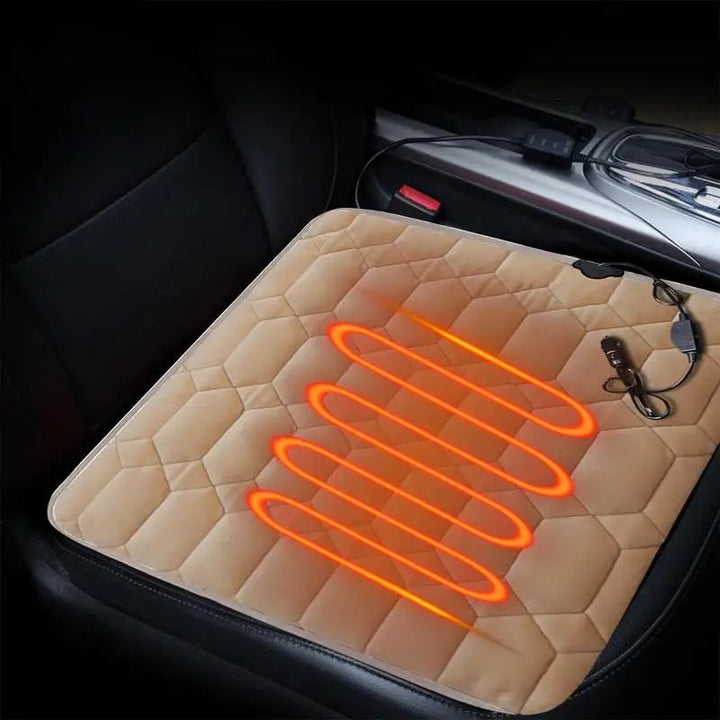 Autumn Winter Warm USB Electric Heating Pad Car Office Chair Heating Pads Household Cushion Home Heated Seat Cushion Pet Mat - Verschic Paris