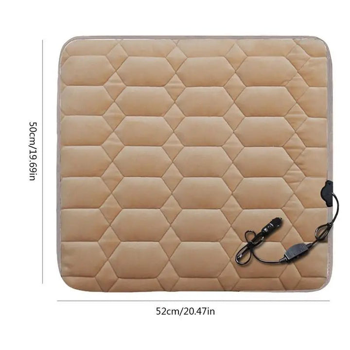 Autumn Winter Warm USB Electric Heating Pad Car Office Chair Heating Pads Household Cushion Home Heated Seat Cushion Pet Mat - Verschic Paris