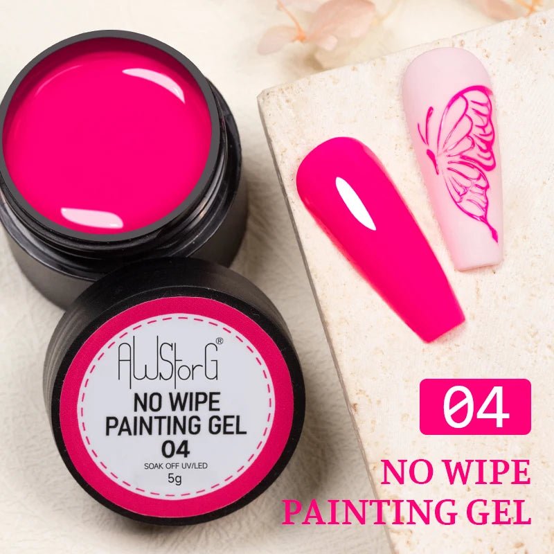 BOZLIN Chameleon Flake Gel Nail Polish Spring Color Sparkling Sequins Soak Off UV Glitter Gel Varnish Nail Art Decoration 5ML - Paola Center
