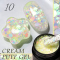 BOZLIN Chameleon Flake Gel Nail Polish Spring Color Sparkling Sequins Soak Off UV Glitter Gel Varnish Nail Art Decoration 5ML - Paola Center