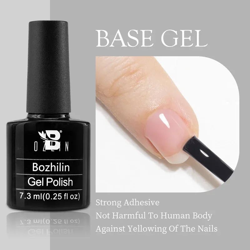 BOZLIN Chameleon Flake Gel Nail Polish Spring Color Sparkling Sequins Soak Off UV Glitter Gel Varnish Nail Art Decoration 5ML - Paola Center
