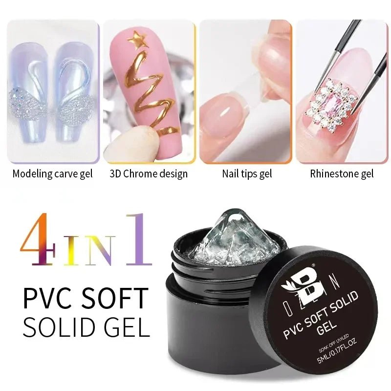 BOZLIN Chameleon Flake Gel Nail Polish Spring Color Sparkling Sequins Soak Off UV Glitter Gel Varnish Nail Art Decoration 5ML - Paola Center