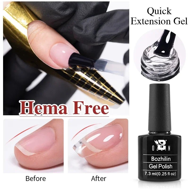 BOZLIN Chameleon Flake Gel Nail Polish Spring Color Sparkling Sequins Soak Off UV Glitter Gel Varnish Nail Art Decoration 5ML - Paola Center
