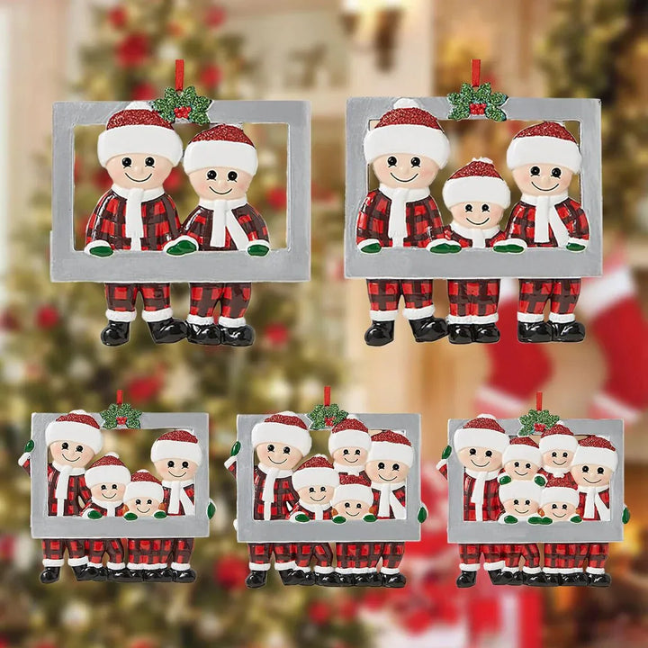 DIY Christmas Family Pendant Merry Christmas Decorations for Home Navidad 2023 Christmas Tree Hanging Ornament New Year 2024 - Verschic Paris