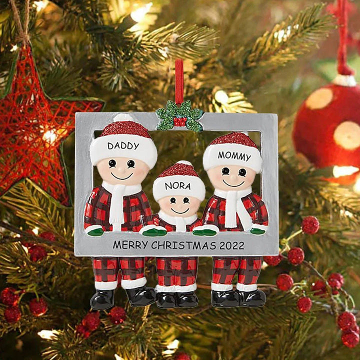 DIY Christmas Family Pendant Merry Christmas Decorations for Home Navidad 2023 Christmas Tree Hanging Ornament New Year 2024 - Verschic Paris