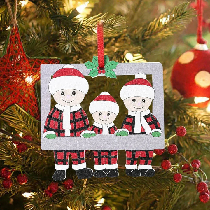 DIY Christmas Family Pendant Merry Christmas Decorations for Home Navidad 2023 Christmas Tree Hanging Ornament New Year 2024 - Verschic Paris