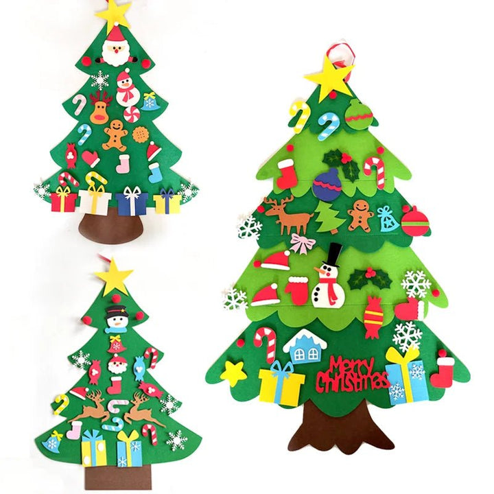 DIY Felt Christmas Tree Christmas Decoration for Home - Verschic Paris