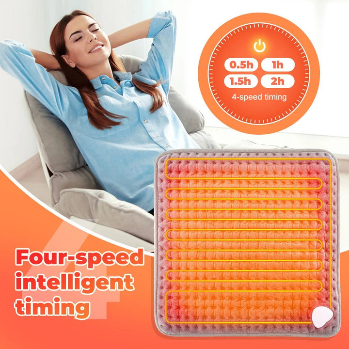 Electric Foot Warmer Heating Pad Soft Plush Washable Portable Winter Heater Thermal Blanket Hand Foot Warming Mat For Bed Sofa - Verschic Paris