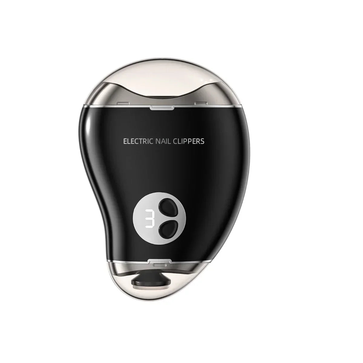 Electric Nail Clipper with LED Light 3 Gears Double - Headed Cute Mango Shape Trimmer and Polisher Baby Toes Nail Clipper - Paola Center