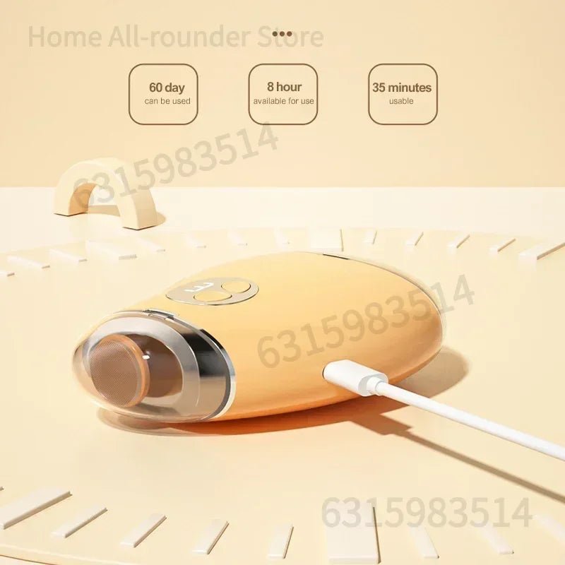 Electric Nail Clipper with LED Light 3 Gears Double - Headed Cute Mango Shape Trimmer and Polisher Baby Toes Nail Clipper - Paola Center