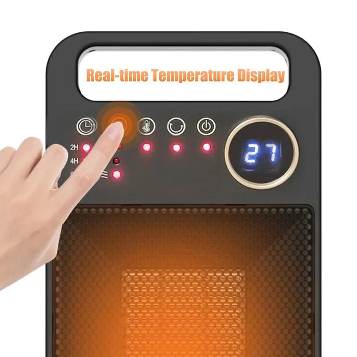 Electric Space Heater With Remote Control Safe Overheat & Tip - over Protection Space Heater PTC Ceramic Heating Heater - Verschic Paris