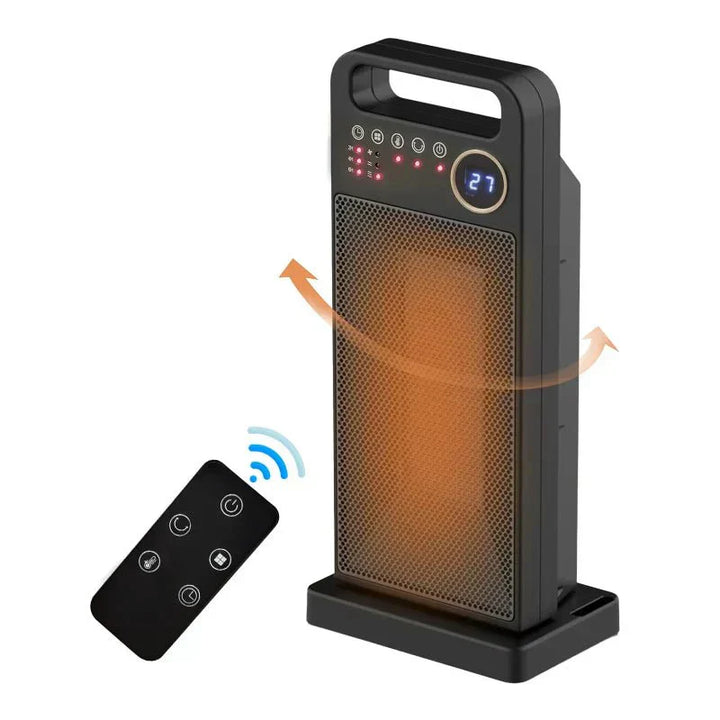 Electric Space Heater With Remote Control Safe Overheat & Tip - over Protection Space Heater PTC Ceramic Heating Heater - Verschic Paris