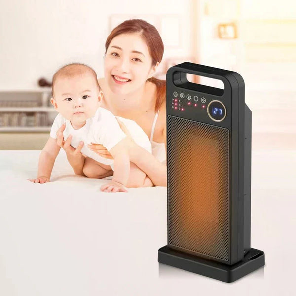 Electric Space Heater With Remote Control Safe Overheat & Tip - over Protection Space Heater PTC Ceramic Heating Heater - Verschic Paris