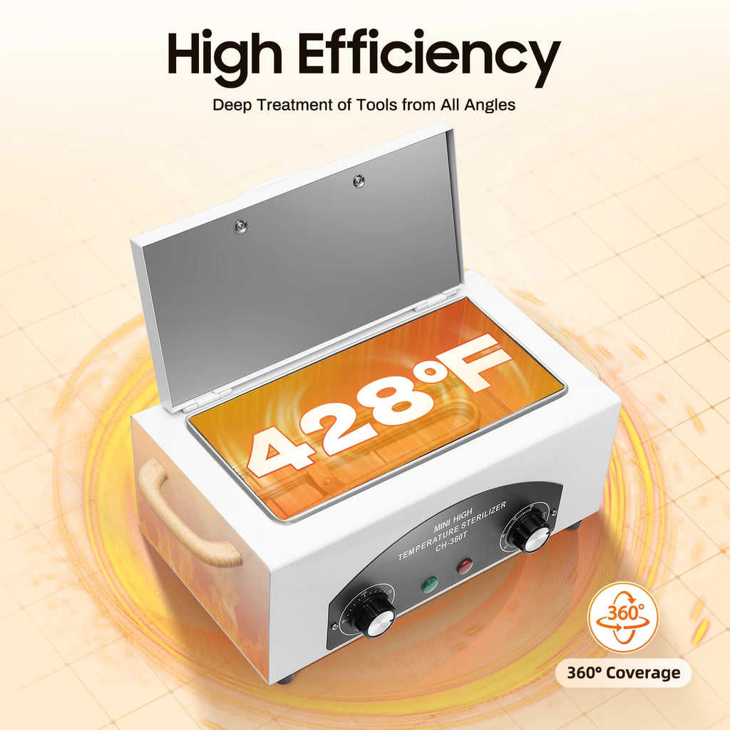 Electric Sterilizer Box Cabinet Nail Disinfection Box Case Nail Tool Intelligent Dual Control Spa Salon Machine - Paola Center