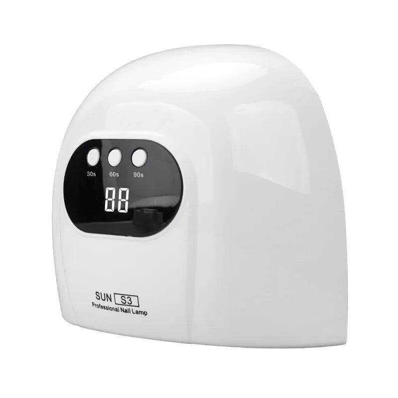 Paola Center fast drying Nail UV LED Light in white with digital timer and three curing settings