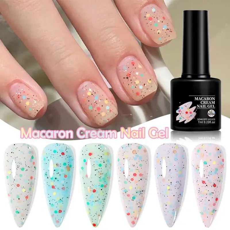 Glitter Gel Polish UV LED Finish Gel Lightweight LastingLong Uv Nail Polish Nail Polish Glitter Series Gel Candy Gel Nail Polish - Paola Center