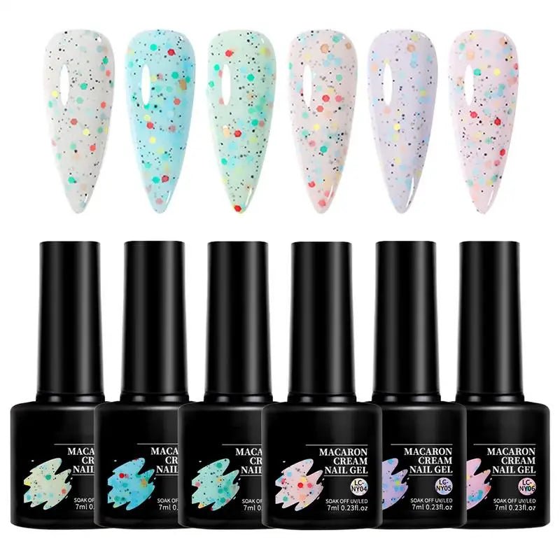 Glitter Gel Polish UV LED Finish Gel Lightweight LastingLong Uv Nail Polish Nail Polish Glitter Series Gel Candy Gel Nail Polish - Paola Center