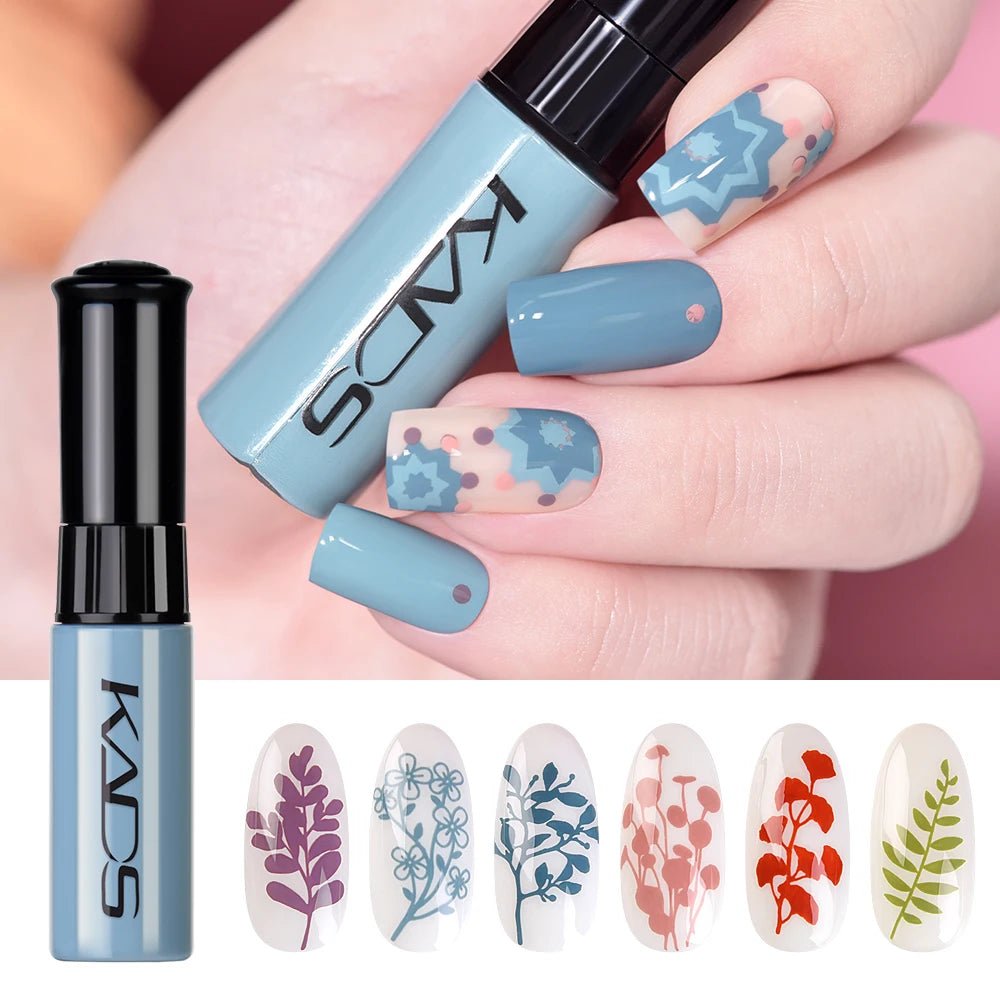 KADS 41pcs Nail Stamping Polish Set Nail Art Stamp Plate Printing Lacquer 7ml DIY Nail Art Polish for Nails Manicure Varnish - Paola Center