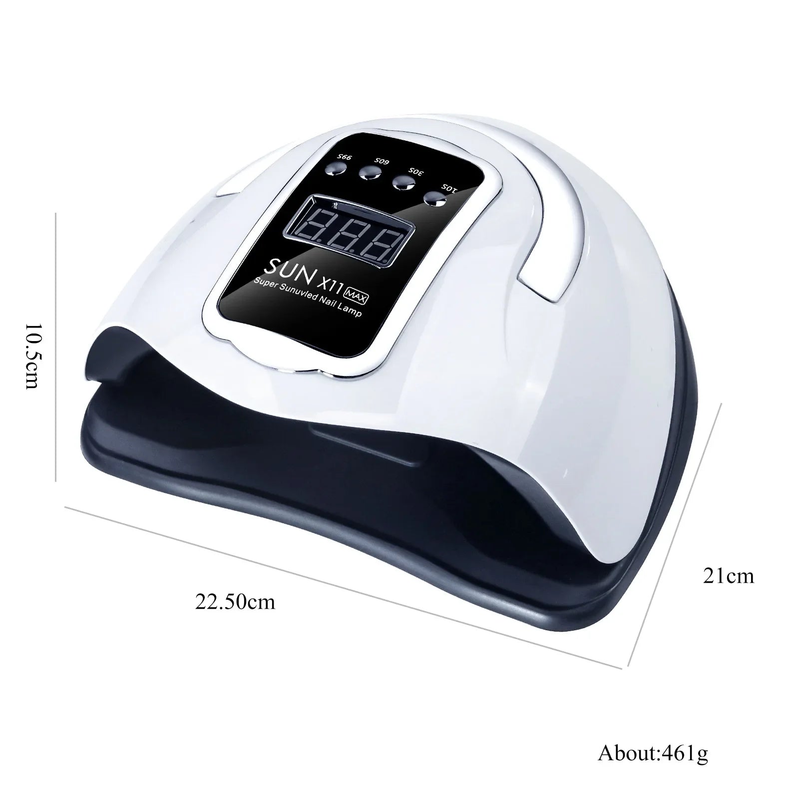 LED Nail Lamp X11 Smart Sensor Gel Dryer Machine,Fast Curing 30s for Professional Salon&Home Use Portable Nail Equipment - Paola Center