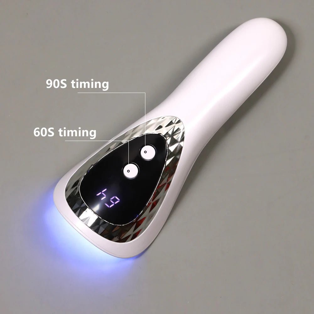 LINMANDA Handheld UV LED Nail Lamp USB Rechargeable Mini Manicure Lamp Nail Dryer With 5 Lamp Beads Quick Drying Gel Nail Polish - Paola Center
