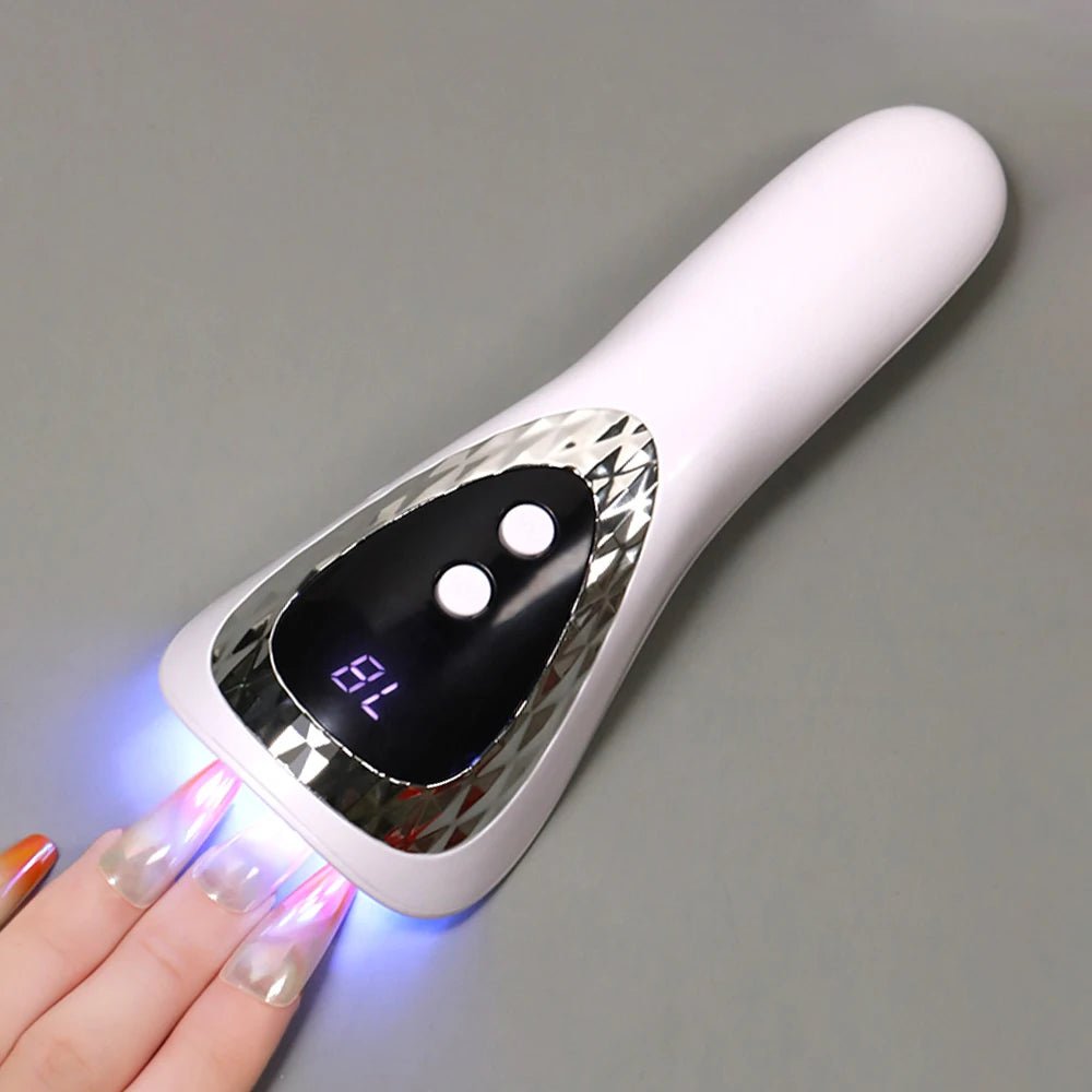 LINMANDA Handheld UV LED Nail Lamp USB Rechargeable Mini Manicure Lamp Nail Dryer With 5 Lamp Beads Quick Drying Gel Nail Polish - Paola Center