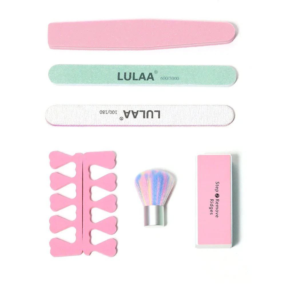 LINMANDA Manicure UV LED Lamp Kit Set UV Lamp and 20000RPM Nail Drill Machine Kit and Remove Dead Skin Manicure Tools Set - Paola Center