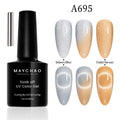 MAYCHAO 12ML Cat Eye Gel Nail Polish With Magnet Soak off UV Holographic Magnetic Rainbow Gel Polish for Nail Art DIY Manicure - Paola Center